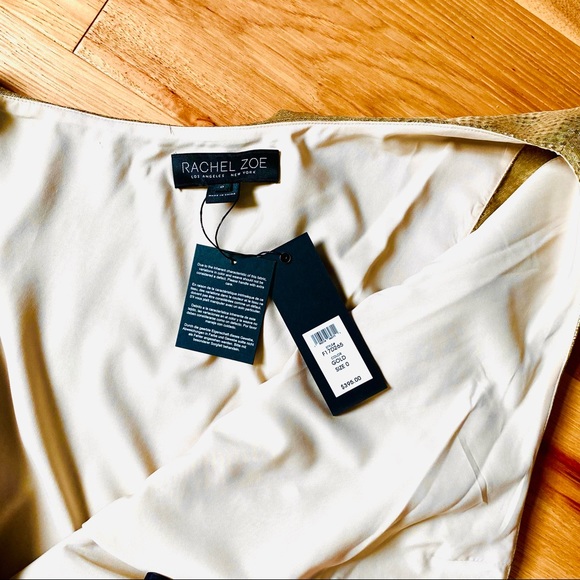 Rachel Zoe Ruffled One-Shoulder Jacquard Dress NWT - Picture 13 of 16